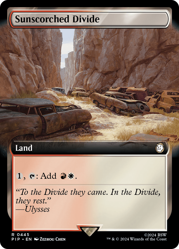 Sunscorched Divide (Extended Art) [Fallout] | Game Master's Emporium (The New GME)