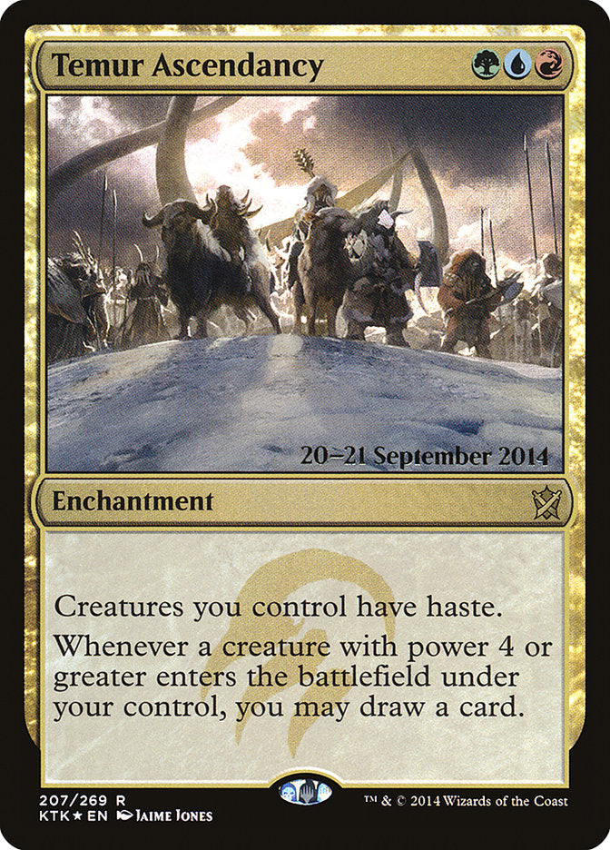 Temur Ascendancy [Khans of Tarkir Prerelease Promos] | Game Master's Emporium (The New GME)