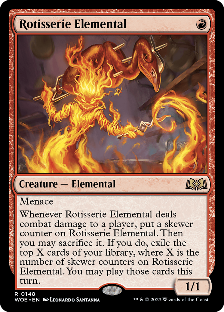 Rotisserie Elemental [Wilds of Eldraine] | Game Master's Emporium (The New GME)