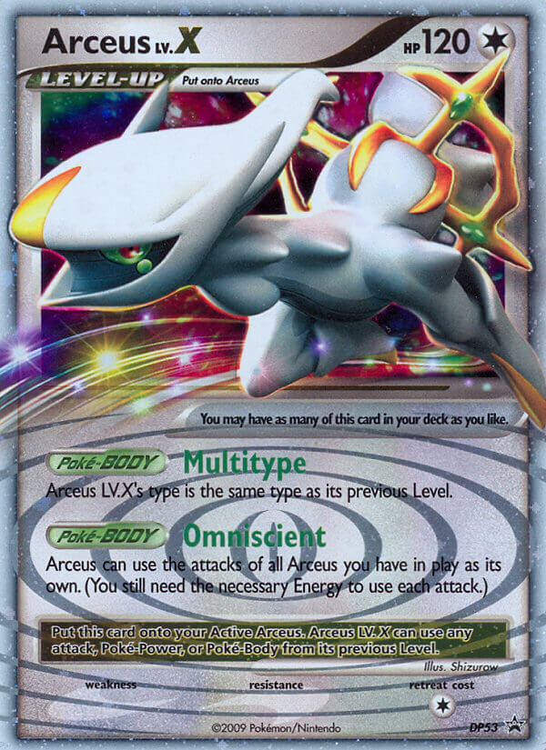 Arceus Lv.X (DP53) [Diamond & Pearl: Black Star Promos] | Game Master's Emporium (The New GME)