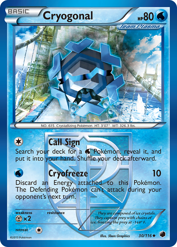 Cryogonal (30/116) [Black & White: Plasma Freeze] | Game Master's Emporium (The New GME)