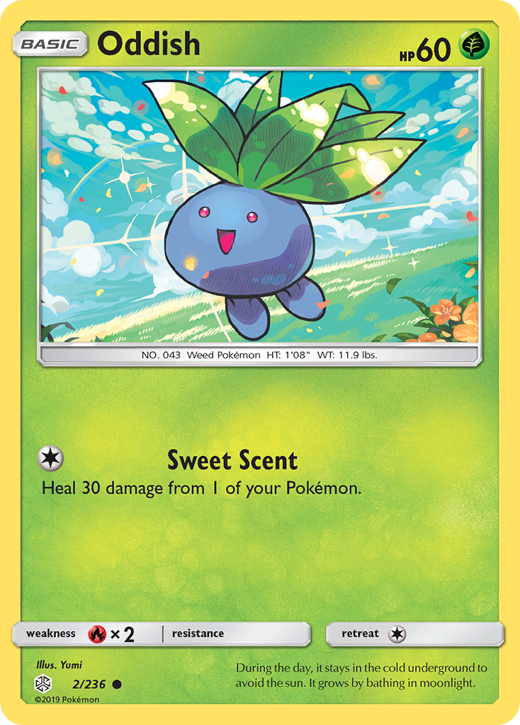 Oddish (2/236) [Sun & Moon: Cosmic Eclipse] | Game Master's Emporium (The New GME)