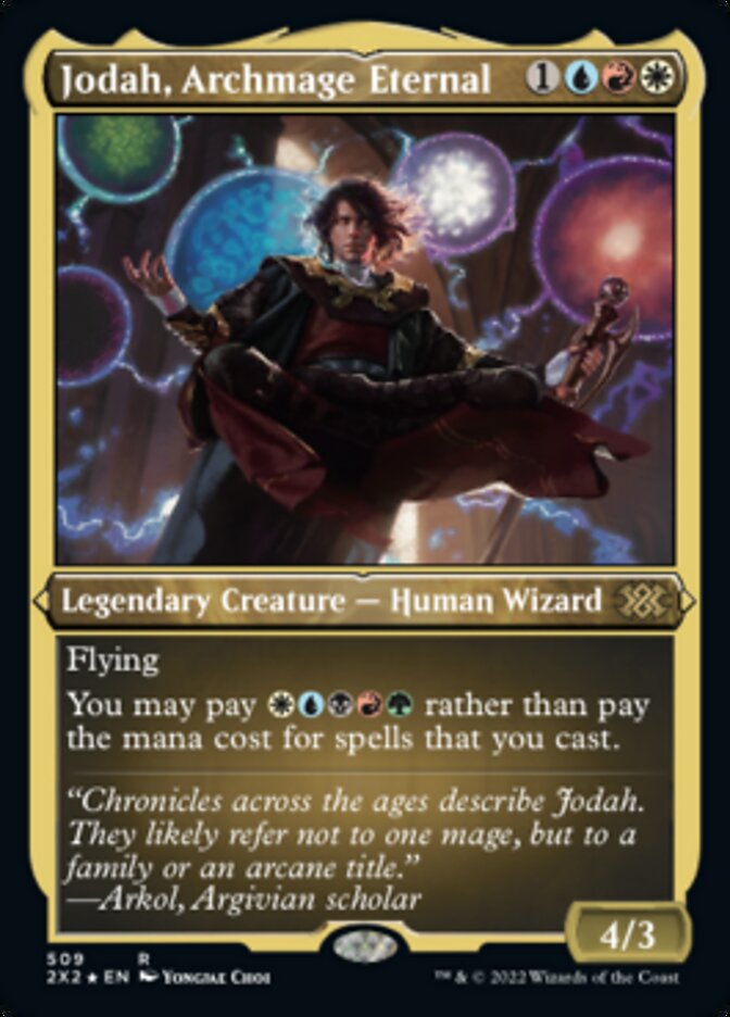 Jodah, Archmage Eternal (Foil Etched) [Double Masters 2022] | Game Master's Emporium (The New GME)