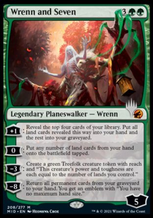 Wrenn and Seven (Promo Pack) [Innistrad: Midnight Hunt Promos] | Game Master's Emporium (The New GME)