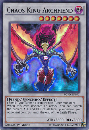 Chaos King Archfiend [LC5D-EN072] Super Rare | Game Master's Emporium (The New GME)