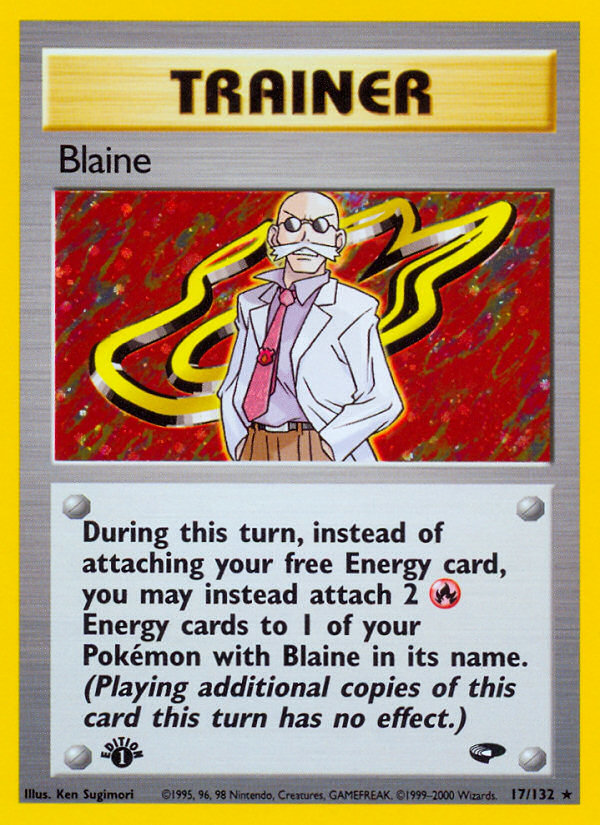 Blaine (17/132) [Gym Challenge 1st Edition] | Game Master's Emporium (The New GME)