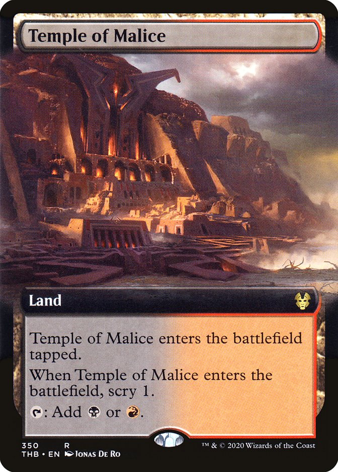 Temple of Malice (Extended Art) [Theros Beyond Death] | Game Master's Emporium (The New GME)