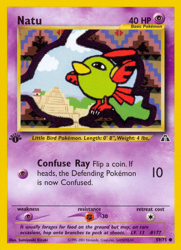 Natu (59/75) [Neo Discovery 1st Edition] | Game Master's Emporium (The New GME)