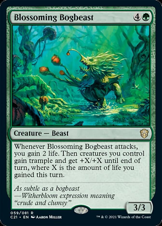 Blossoming Bogbeast [Commander 2021] | Game Master's Emporium (The New GME)