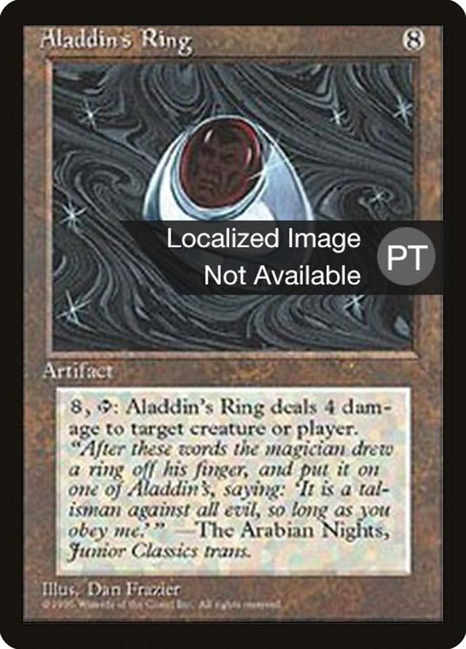 Aladdin's Ring [Fourth Edition (Foreign Black Border)] | Game Master's Emporium (The New GME)