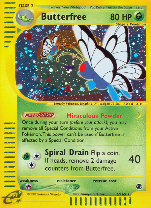 Butterfree (5/165) [Expedition: Base Set] | Game Master's Emporium (The New GME)