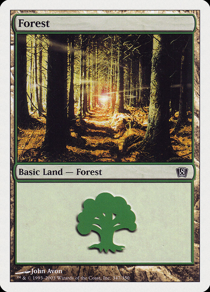 Forest (347) [Eighth Edition] | Game Master's Emporium (The New GME)