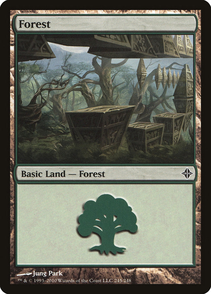 Forest (245) [Rise of the Eldrazi] | Game Master's Emporium (The New GME)