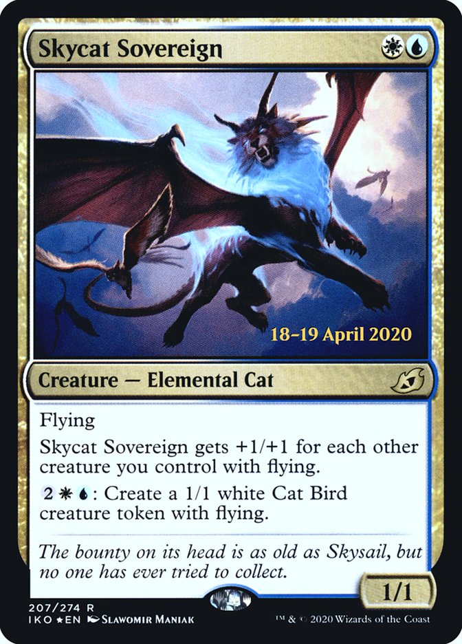 Skycat Sovereign [Ikoria: Lair of Behemoths Prerelease Promos] | Game Master's Emporium (The New GME)