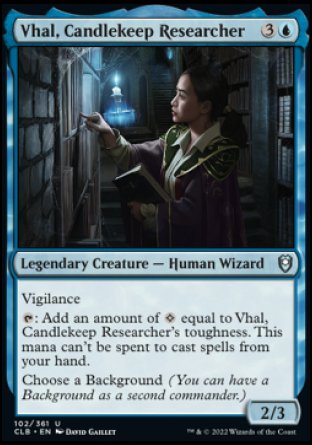 Vhal, Candlekeep Researcher [Commander Legends: Battle for Baldur's Gate] | Game Master's Emporium (The New GME)