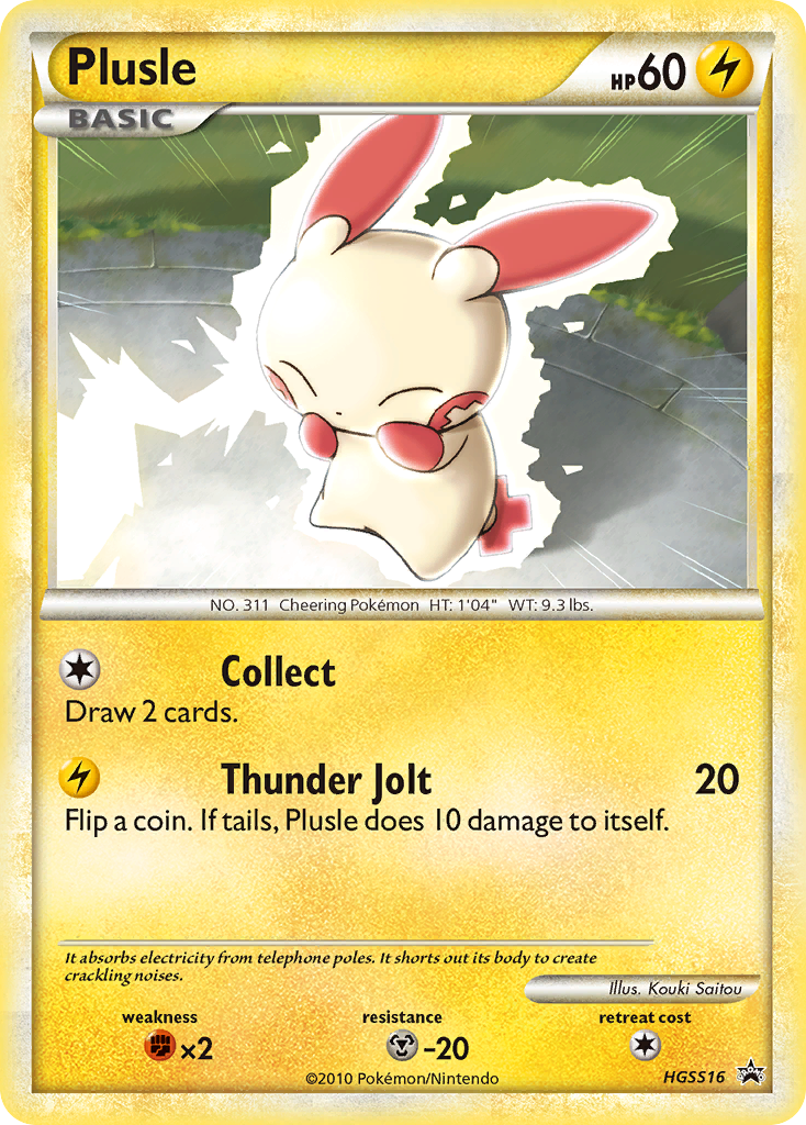 Plusle (HGSS16) [HeartGold & SoulSilver: Black Star Promos] | Game Master's Emporium (The New GME)