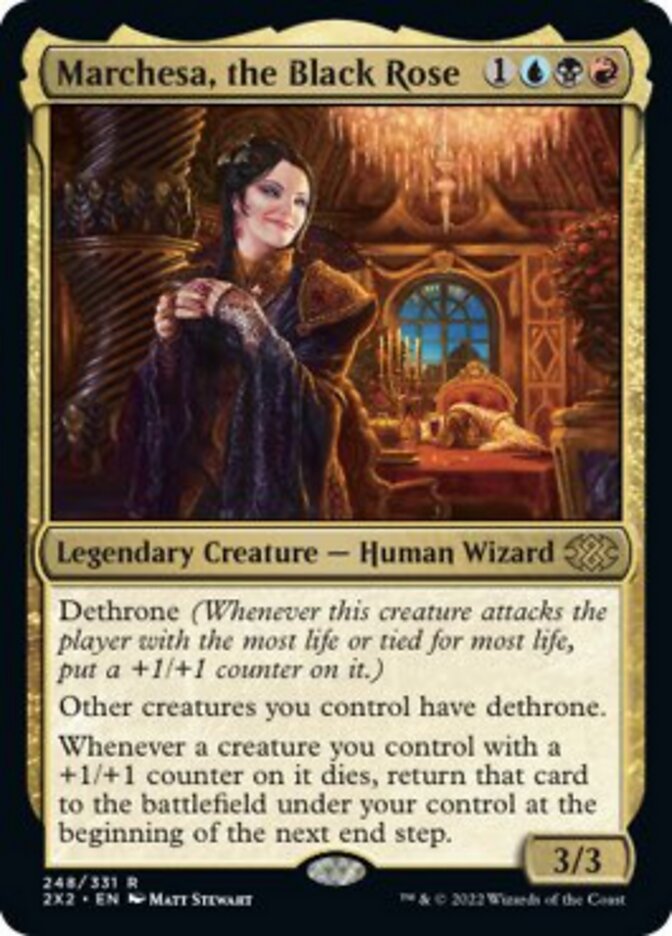 Marchesa, the Black Rose [Double Masters 2022] | Game Master's Emporium (The New GME)