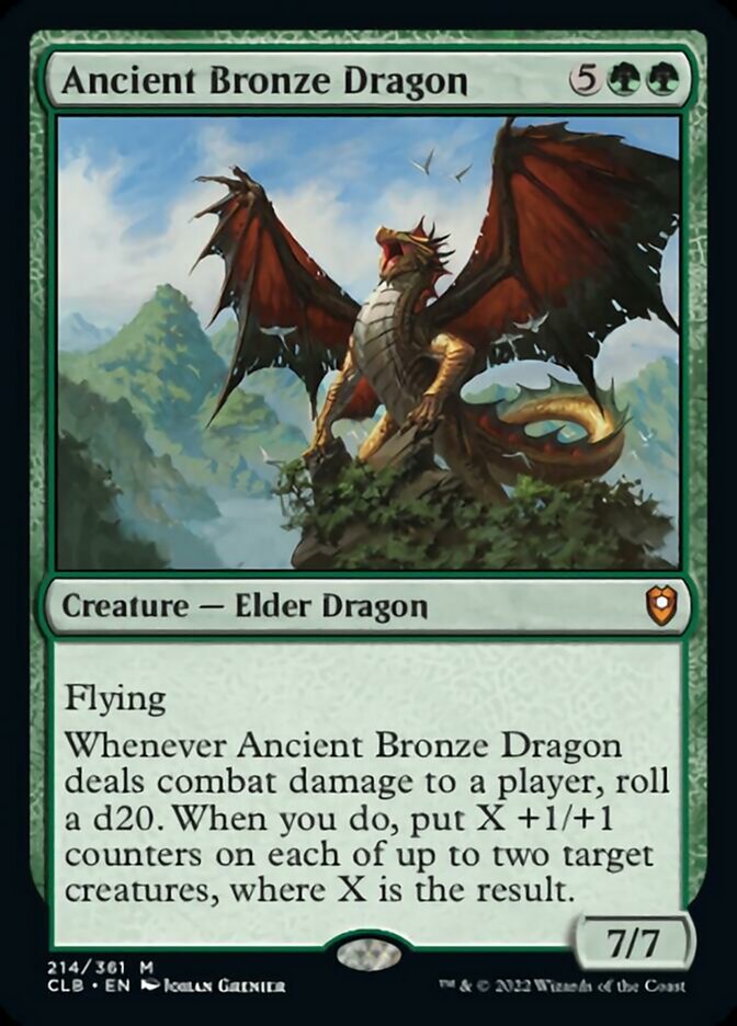 Ancient Bronze Dragon [Commander Legends: Battle for Baldur's Gate] | Game Master's Emporium (The New GME)