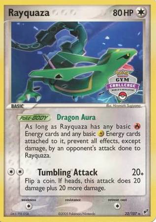 Rayquaza (22/107) (Gym Challenge Promo) [EX: Deoxys] | Game Master's Emporium (The New GME)