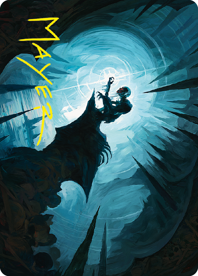 Gollum, Patient Plotter Art Card (Gold-Stamped Signature) [The Lord of the Rings: Tales of Middle-earth Art Series] | Game Master's Emporium (The New GME)