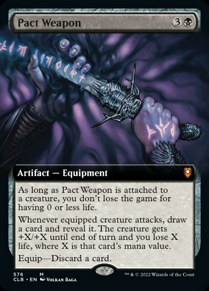 Pact Weapon (Extended Art) [Commander Legends: Battle for Baldur's Gate] | Game Master's Emporium (The New GME)