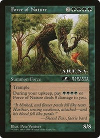 Force of Nature (Oversized) [Oversize Cards] | Game Master's Emporium (The New GME)