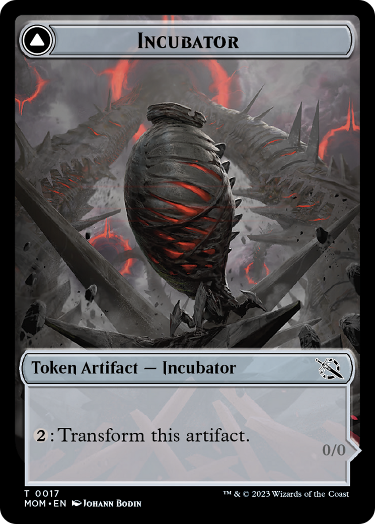 Incubator // Phyrexian (17) Double-Sided Token [March of the Machine Tokens] | Game Master's Emporium (The New GME)