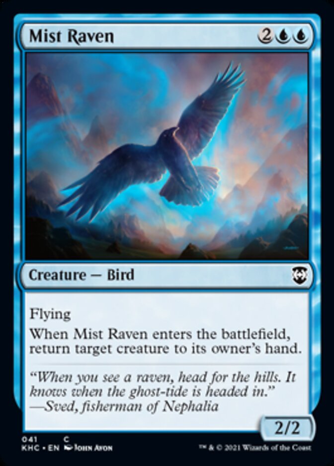 Mist Raven [Kaldheim Commander] | Game Master's Emporium (The New GME)