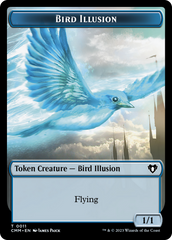 Bird // Bird Illusion Double-Sided Token [Commander Masters Tokens] | Game Master's Emporium (The New GME)