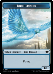 Spirit (0039) // Bird Illusion Double-Sided Token [Commander Masters Tokens] | Game Master's Emporium (The New GME)