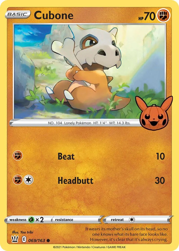 Cubone (069/163) [Trick or Trade] | Game Master's Emporium (The New GME)