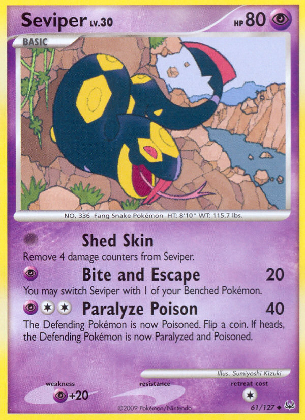 Seviper (61/127) [Platinum: Base Set] | Game Master's Emporium (The New GME)