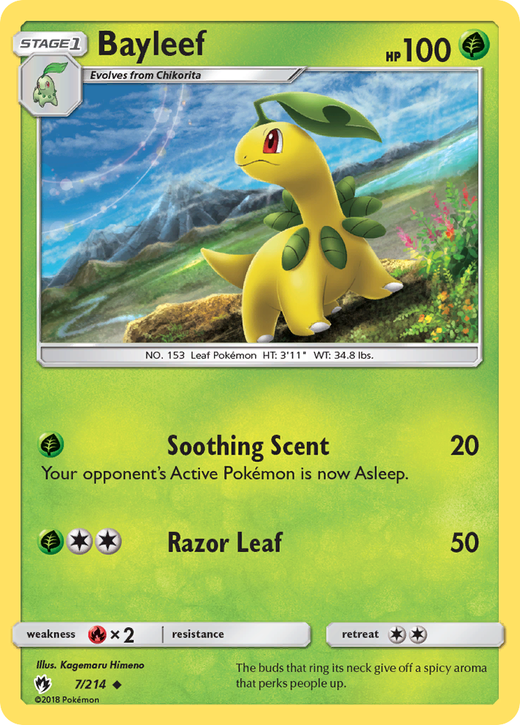 Bayleef (7/214) [Sun & Moon: Lost Thunder] | Game Master's Emporium (The New GME)