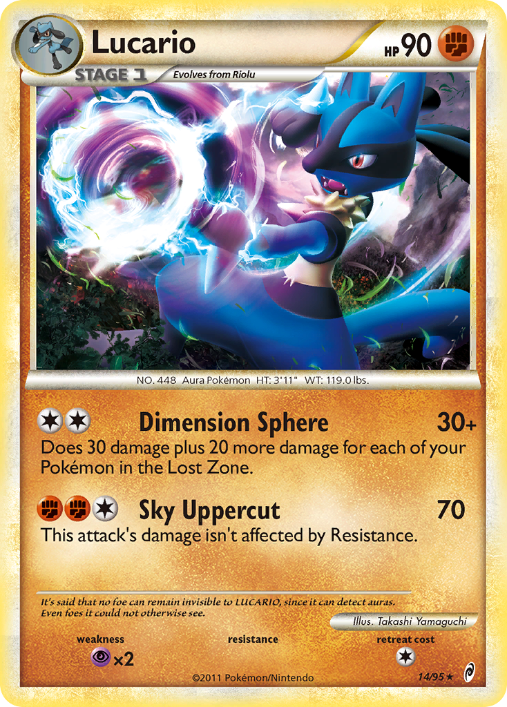 Lucario (14/95) [HeartGold & SoulSilver: Call of Legends] | Game Master's Emporium (The New GME)