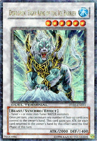 Dewloren, Tiger King of the Ice Barrier [DT02-EN033] Ultra Rare | Game Master's Emporium (The New GME)