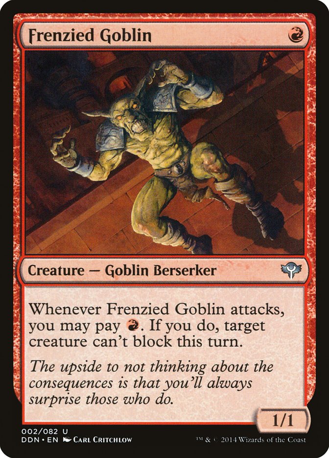 Frenzied Goblin [Duel Decks: Speed vs. Cunning] | Game Master's Emporium (The New GME)