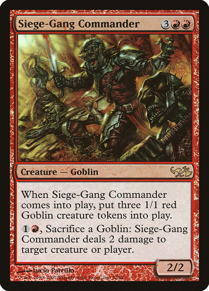 Siege-Gang Commander [Duel Decks: Elves vs. Goblins] | Game Master's Emporium (The New GME)