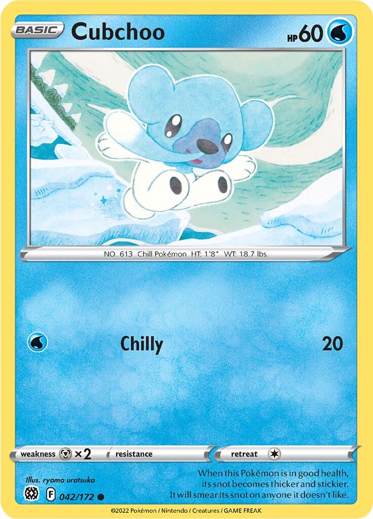 Cubchoo (042/172) [Sword & Shield: Brilliant Stars] | Game Master's Emporium (The New GME)