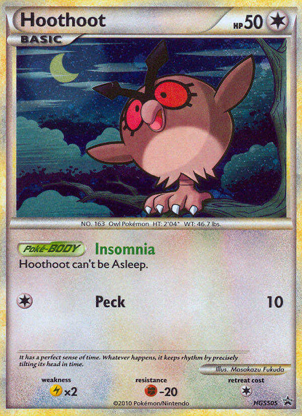 Hoothoot (HGSS05) [HeartGold & SoulSilver: Black Star Promos] | Game Master's Emporium (The New GME)