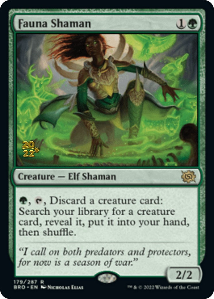 Fauna Shaman [The Brothers' War Prerelease Promos] | Game Master's Emporium (The New GME)