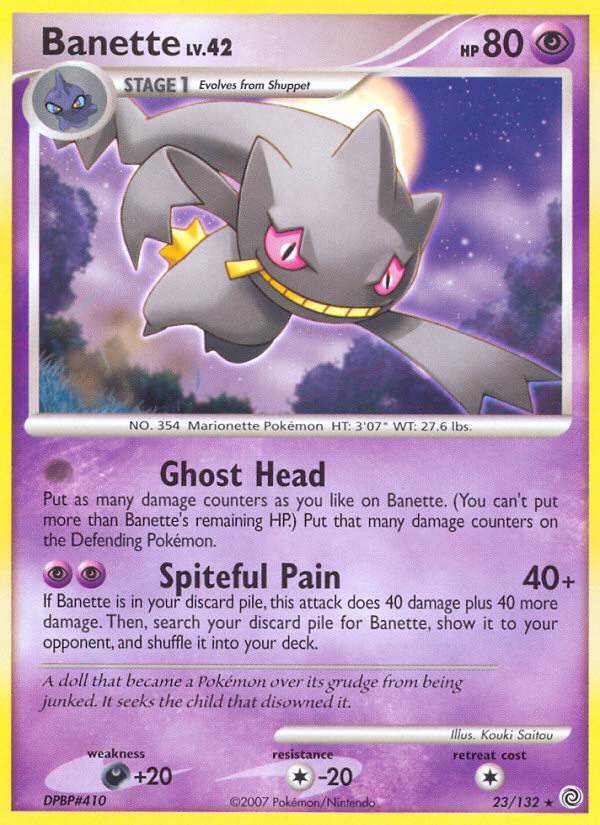 Banette (23/132) [Diamond & Pearl: Secret Wonders] | Game Master's Emporium (The New GME)