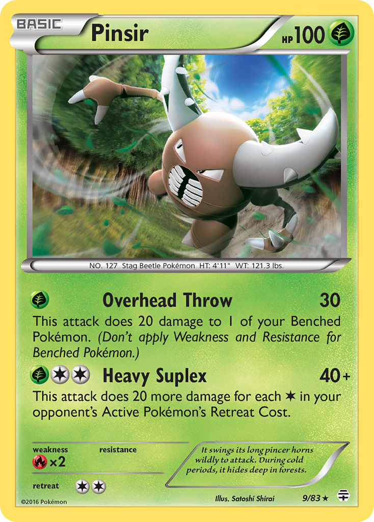 Pinsir (9/83) [XY: Generations] | Game Master's Emporium (The New GME)
