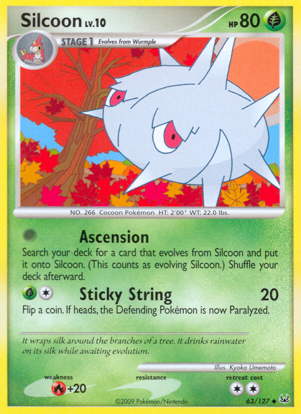 Silcoon (63/127) [Platinum: Base Set] | Game Master's Emporium (The New GME)