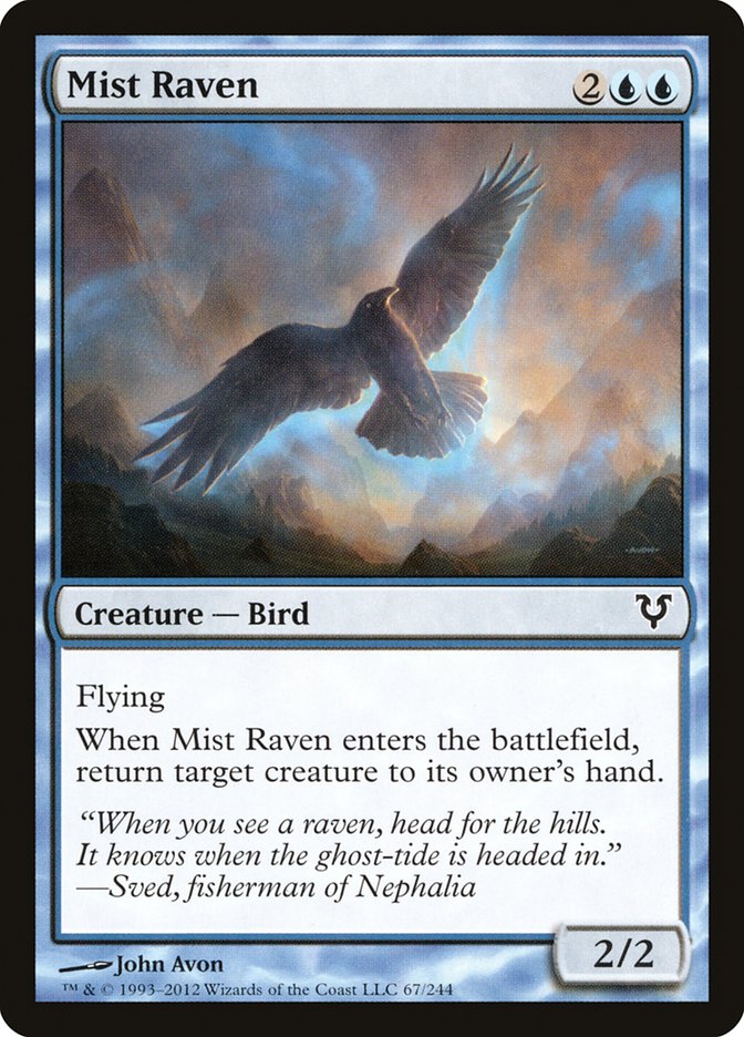 Mist Raven [Avacyn Restored] | Game Master's Emporium (The New GME)