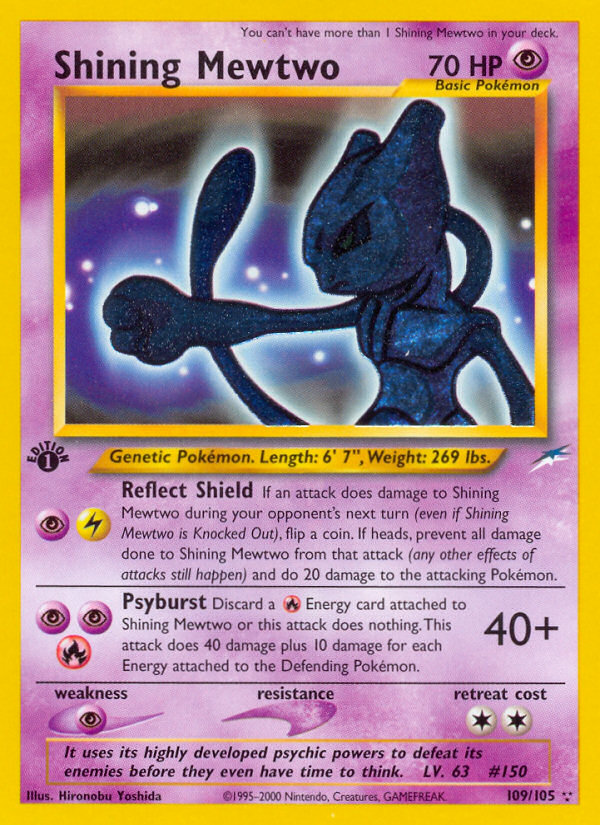Shining Mewtwo (109/105) [Neo Destiny 1st Edition] | Game Master's Emporium (The New GME)