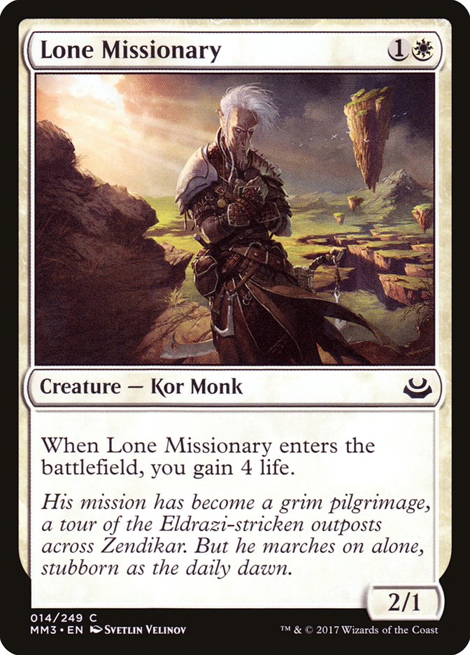 Lone Missionary [Modern Masters 2017] | Game Master's Emporium (The New GME)