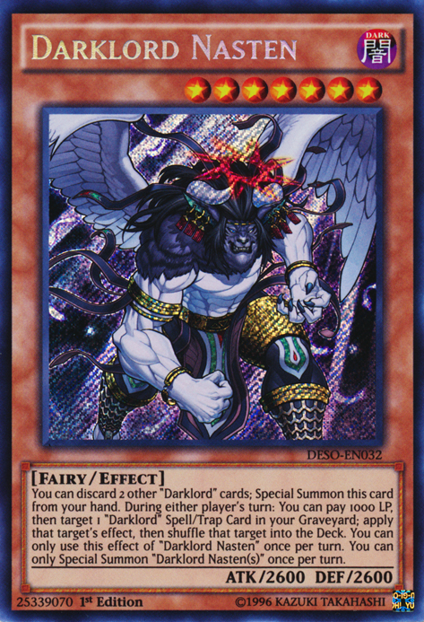 Darklord Nasten [DESO-EN032] Secret Rare | Game Master's Emporium (The New GME)