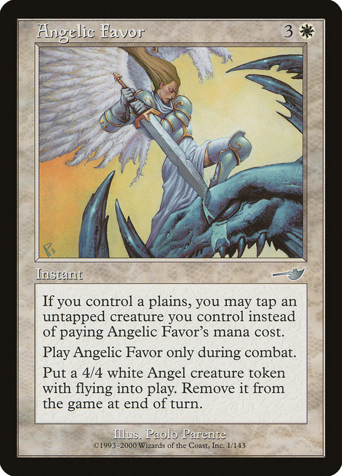 Angelic Favor [Nemesis] | Game Master's Emporium (The New GME)