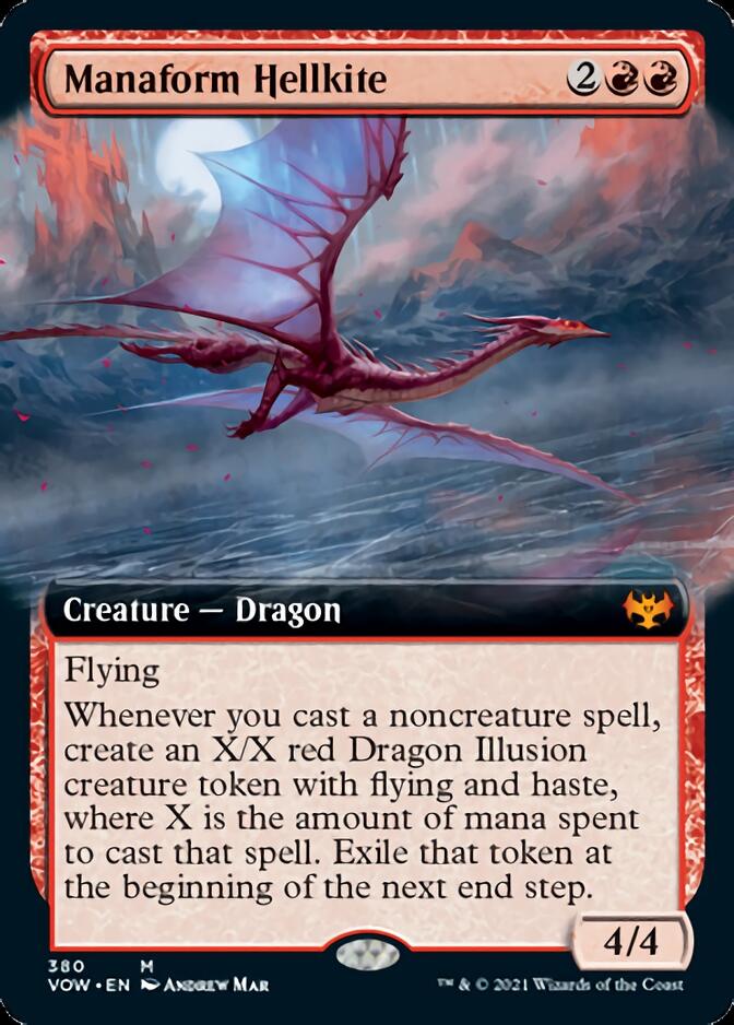Manaform Hellkite (Extended Art) [Innistrad: Crimson Vow] | Game Master's Emporium (The New GME)