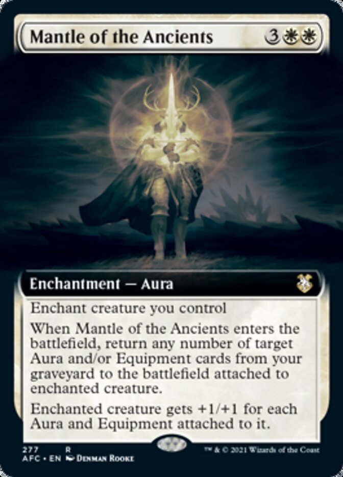 Mantle of the Ancients (Extended Art) [Dungeons & Dragons: Adventures in the Forgotten Realms Commander] | Game Master's Emporium (The New GME)